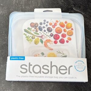 Stasher Reusable Silicone Storage Bag - NEW in Box